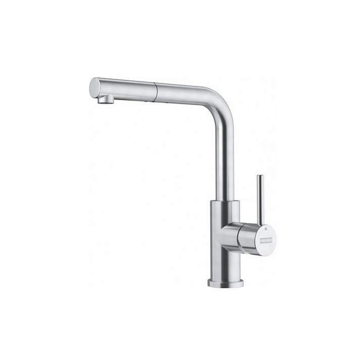 Bateria kuchenna Franke Sirius L Side pull-out  , wysokość 333mm, obrotowa i wyciągana wylewka, onyx/chrom