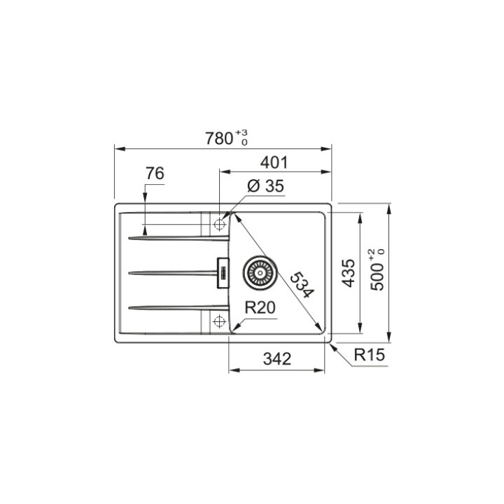 Zlewozmywak Franke Centro CNG 611-78, czarny mat
