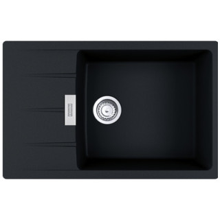 Zlewozmywak wbudowywany, Franke Centro CNG 611-78 XL - czarny mat