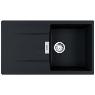 Zlewozmywak wbudowywany, Franke Centro CNG 611-86 - czarny mat