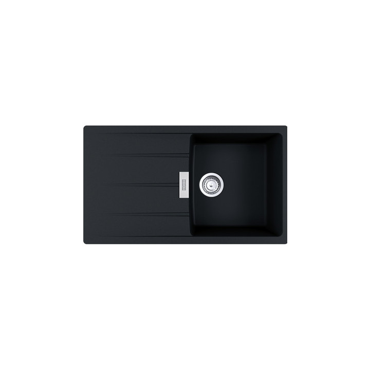 Zlewozmywak wbudowywany, Franke Centro CNG 611-86 - czarny mat