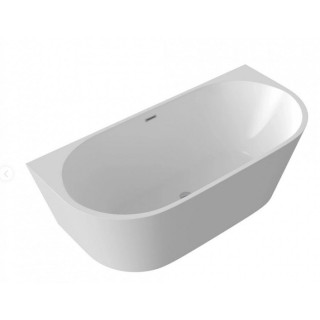 Wanna wolnostojąca Massi Modern, 180cm, z przelewem, biała