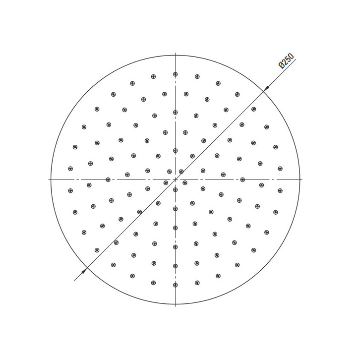Wylewka prysznicowa, Deante Cascada, długość 400mm, złoto szczotkowane
