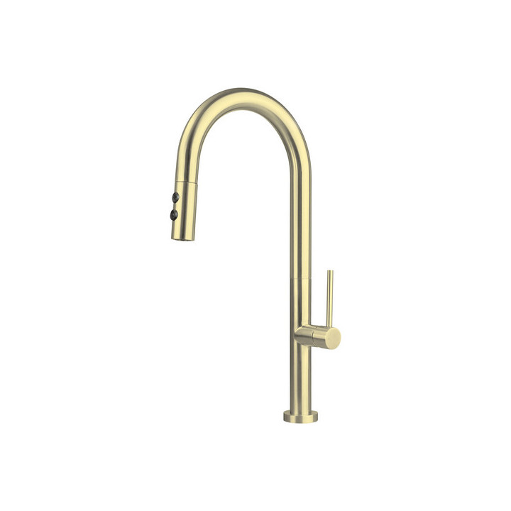 Dozownik płynu do mycia naczyń, Deante Aster, złoto szczotkowane