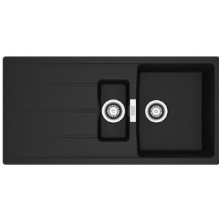 Zlewozmywak wbudowywany, Franke Centro CNG 651-100  - czarny mat