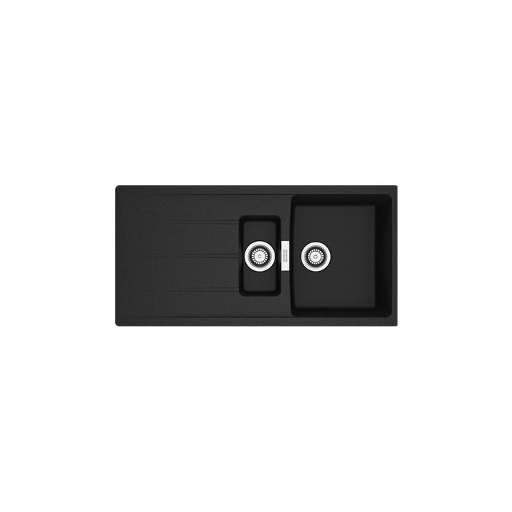 Zlewozmywak wbudowywany, Franke Centro CNG 651-100  - czarny mat