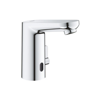 Bateria umywalkowa elektroniczna GROHE Europlus E stojąca, wys. 149 mm, chrom, z mieszaczem, transformator, czujnik na podczerwi