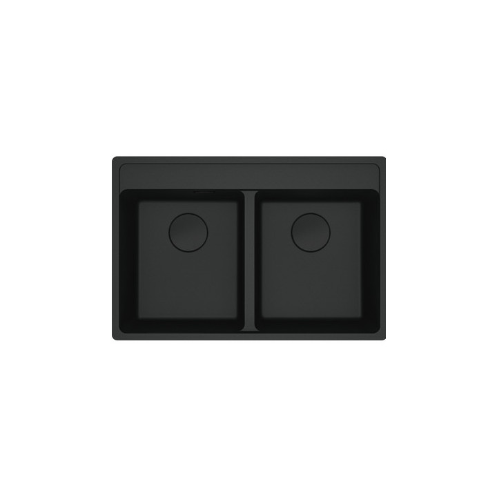 Zlewozmywak wbudowywany, Franke Maris MRG 620-35-35 , czarny mat