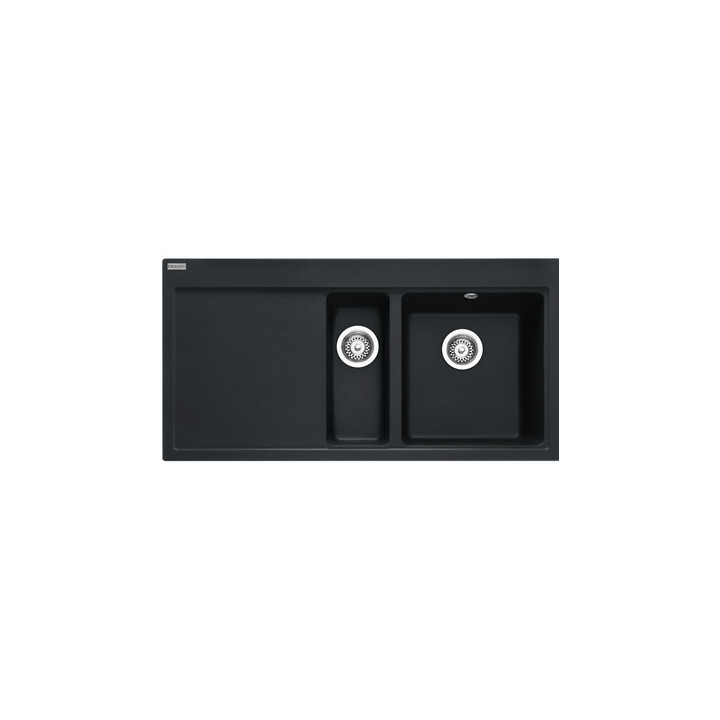 Zlewozmywak wbudowywany, Franke Mythos MTG 611-100 ,ociekacz z prawej strony, onyx