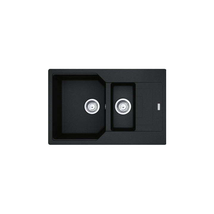 Zlewozmywak wbudowywany, Franke Urban UBG 651-78  ,czarny mat