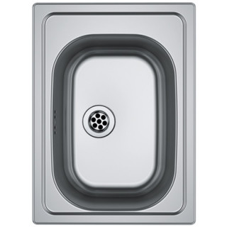 Zlewozmywak Franke Eurostar ETN 611-58 do zabudowy, jednokomorowy,stal szlachetna gładka