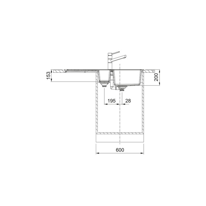 Zlewozmywak Franke Sirius 2.0 S2D 620-35-35  , dwukomorowy, onyx