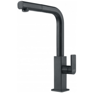 Bateria kuchena Franke Mythos, wysokość 317mm, czarna stal szlachetna