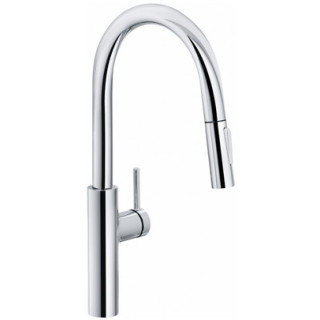 Bateria z ruchomą wylewką Franke PESCARA L SEMI-PRO - stal szlachetna