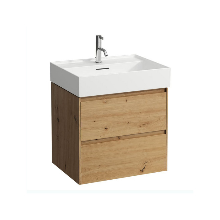 Szafka podumywalkowa Kartell by Laufen, 88x45cm, 2 szuflady, biały mat