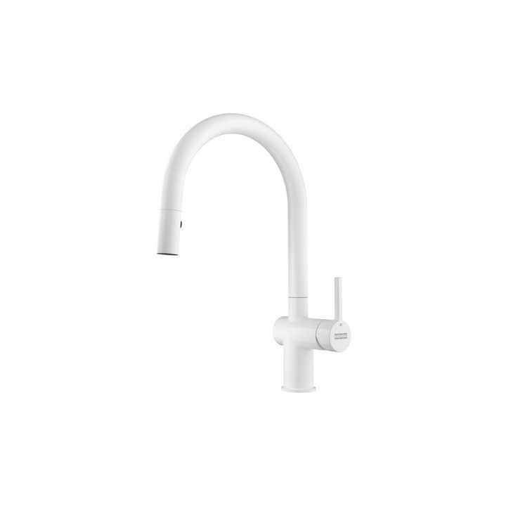 Bateria z ruchomą wylewką Franke Active J pull-out spray , wysokość 388mm, wylewka wyciągana, chrom