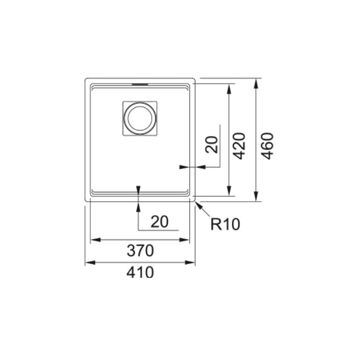 Zlewozmywak z Fragranitu Franke KANON 110-37 - cappuccino