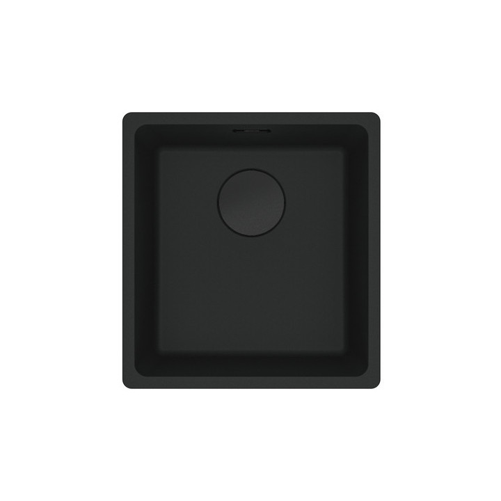 Zlewozmywak z Fragranitu Franke Maris MRG 110-37, czarny mat