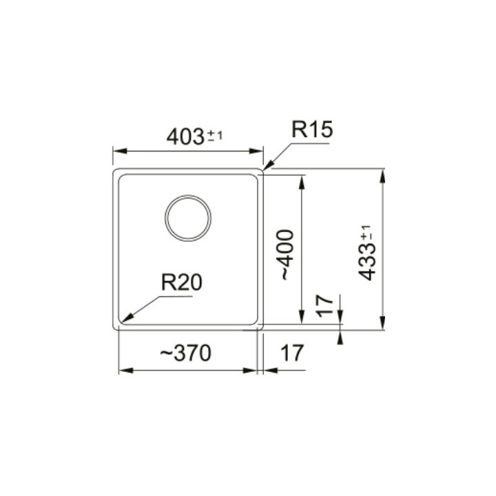 Zlewozmywak z Fragranitu Franke Maris MRG 110-37, czarny mat