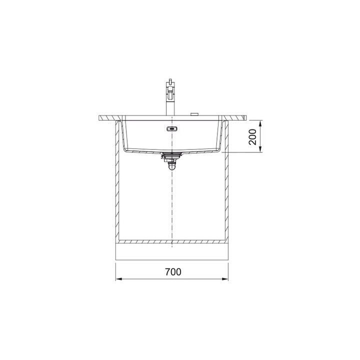 Zlewozmywak z Fragranitu Franke Maris MRG 110-52, czarny odpływ, czarny mat