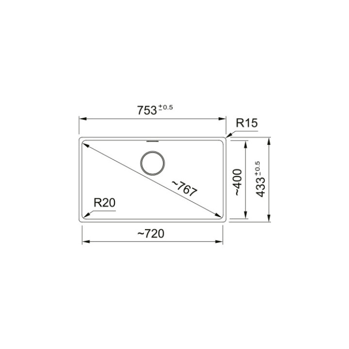 Zlewozmywak z Fragranitu Franke Maris MRG 110-62, czarny mat