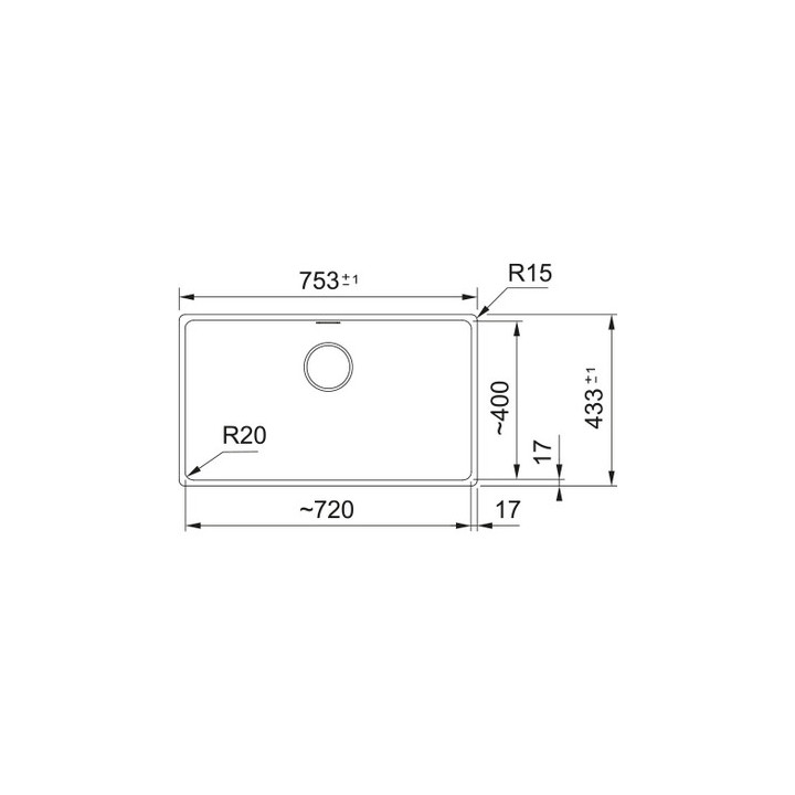 Zlewozmywak z Fragranitu Franke Maris MRG 110-72, czarny mat