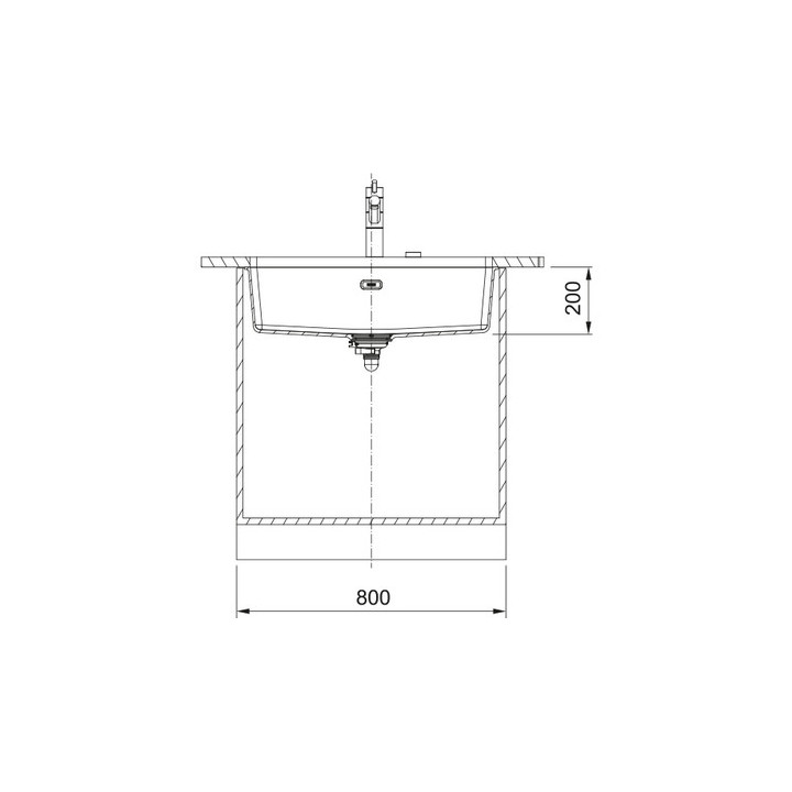 Zlewozmywak z Fragranitu Franke Maris MRG 110-72, czarny mat