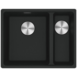 Zlewozmywak z Fragranitu Franke Maris MRG 160-34-15, mała komora z prawej strony, biały polarny