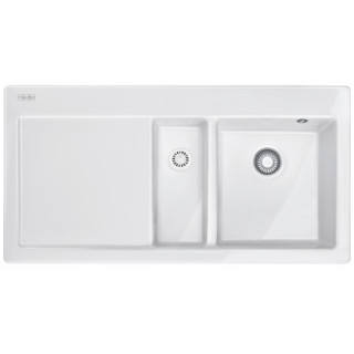 Zlewozmywak Franke Mythos MTK 611-78, ociekacz z prawej strony,czarny mat