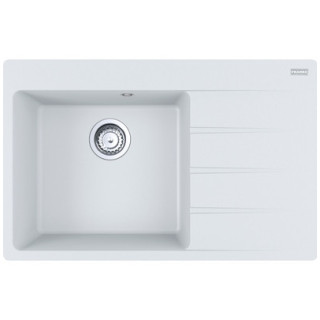 Zlewozmywak Franke Centro CNG 611-78 TL, ociekacz z lewej strony, czarny odpływ, czarny mat