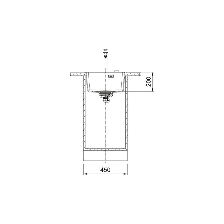 Zlewozmywak Franke Centro CNG 611-78 TL, ociekacz z prawej strony, czarny odpływ, czarny mat