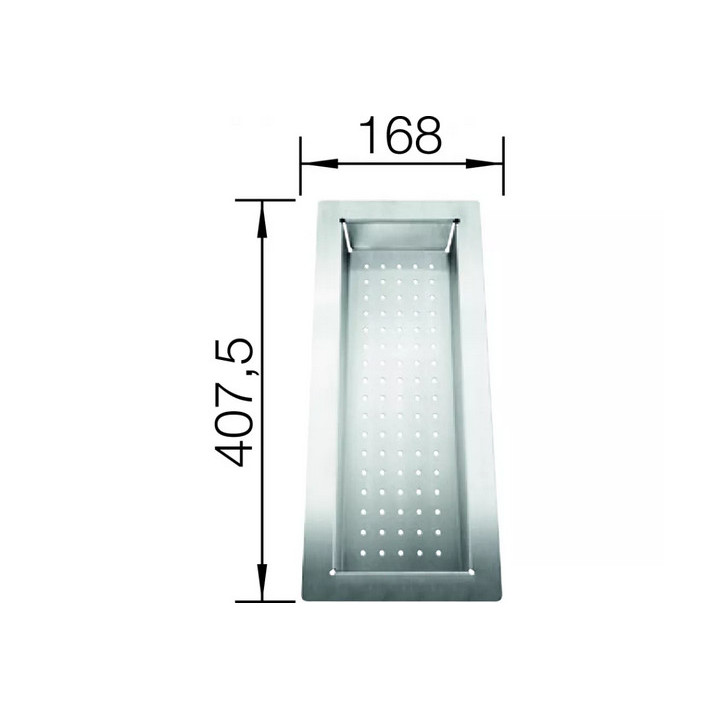 Odsączarka  Blanco 40,7cm x 16,8cm , stal nierdzewna