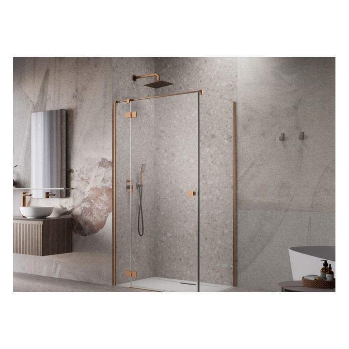 Drzwi kabiny prysznicowej Radaway Essenza 8 KDJ 100, lewe, 1000x2000mmm, szkło przejrzyste, chrom