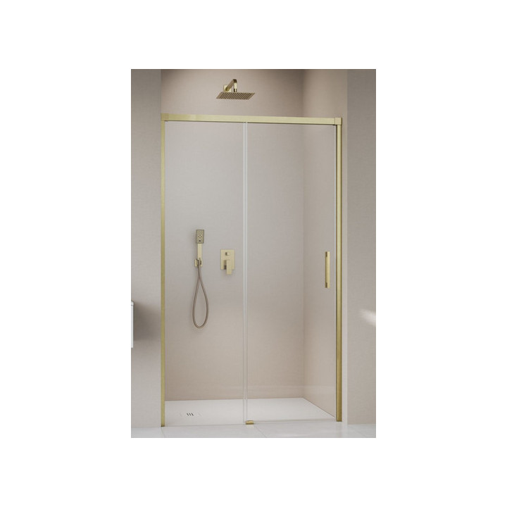 Drzwi wnękowe Radaway Idea DWJ 110cm x 200.5cm lewe szkło przejrzyste złoto szczotkowane 