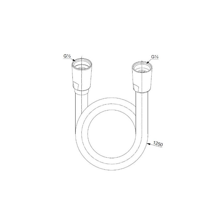 Wąż natryskowy Suparaflex Kludi brushed gold