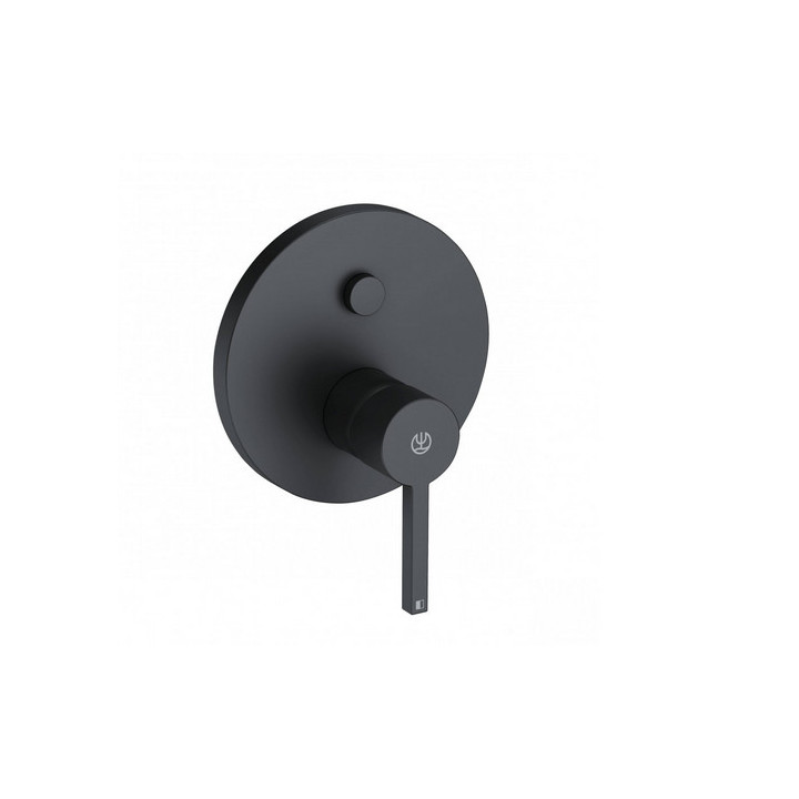 Podtynkowa bateria wannowo-natryskowa, do 88011, przełącznik PUSH&SWITCH, KLUDI NOVA FONTE - Chrom