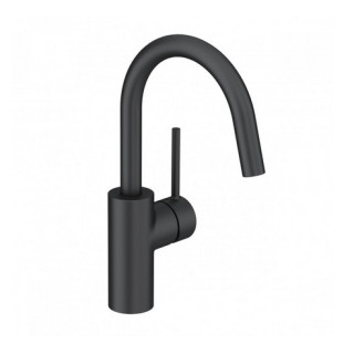 Jednouchwytowa bateria umywalkowa, obrotowa wylewka, bez zest.odpł, KLUDI BOZZ - Biały mat  