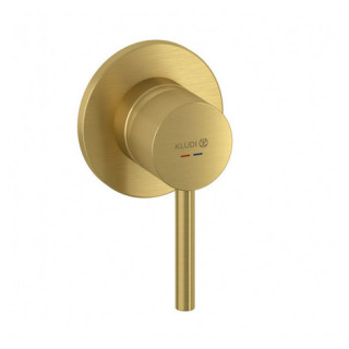 Bateria natryskowa podtynkowa (z małymi rozetami) Kludi BOZZ, czarny mat