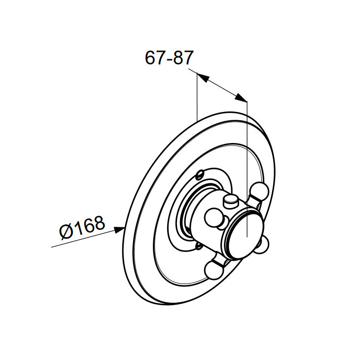 Podtynkowa bateria z termostatem Kludi Adlon- sanitbuy.pl