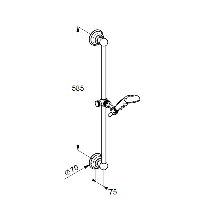 Zestaw natryskowy Kludi Adlon- sanitbuy.pl