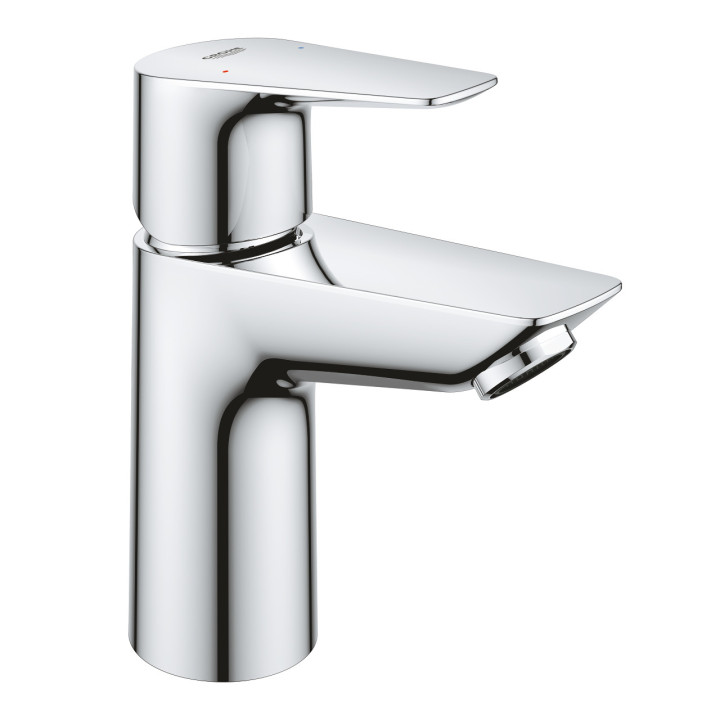 Bateria umywalkowa Grohe BauEdge, stojąca, wysokość 147mm, korek automatyczny, chrom