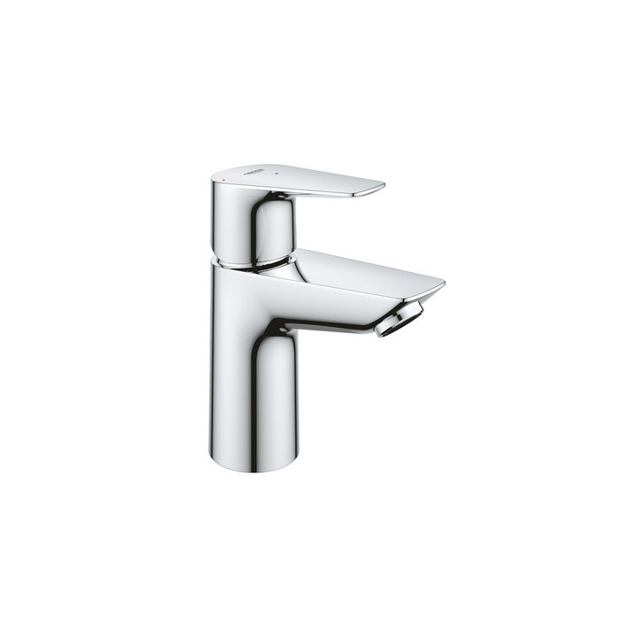 Bateria umywalkowa Grohe BauEdge, stojąca, wysokość 147mm, korek automatyczny, chrom