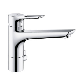 Bateria kuchenna jednouchwytowa DN 15, Kludi MIX, czarny mat