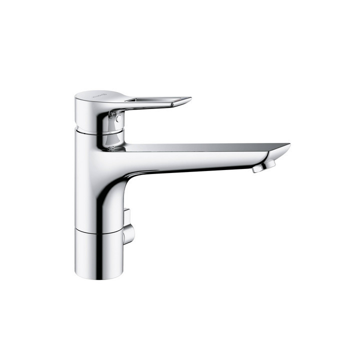 Bateria kuchenna jednouchwytowa DN 15, Kludi MIX, czarny mat