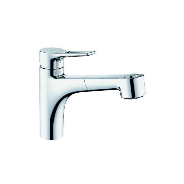 Bateria kuchenna jednouchwytowa  DN 15, Kludi MIX, czarny mat