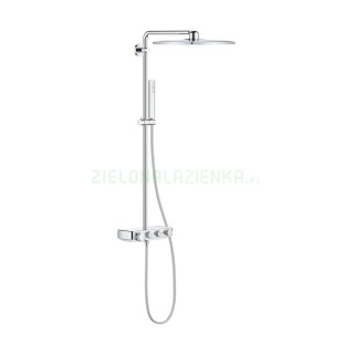 Bateria prysznicowa z termostatem, DN 15 z zestawem prysznicowym, Grohe Precision Flow - Chrom