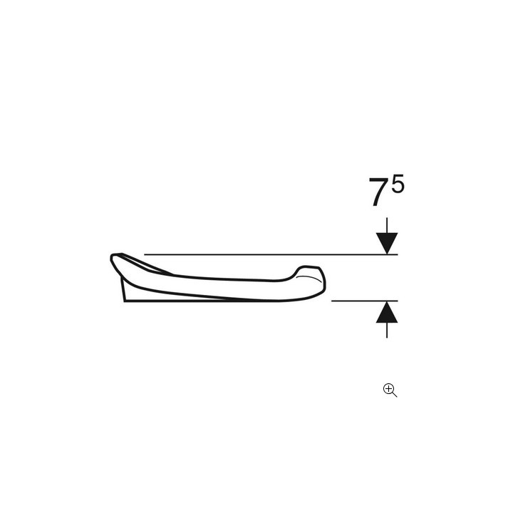 Deska sedesowa dla dzieci  Geberit Bambini, rubinowa