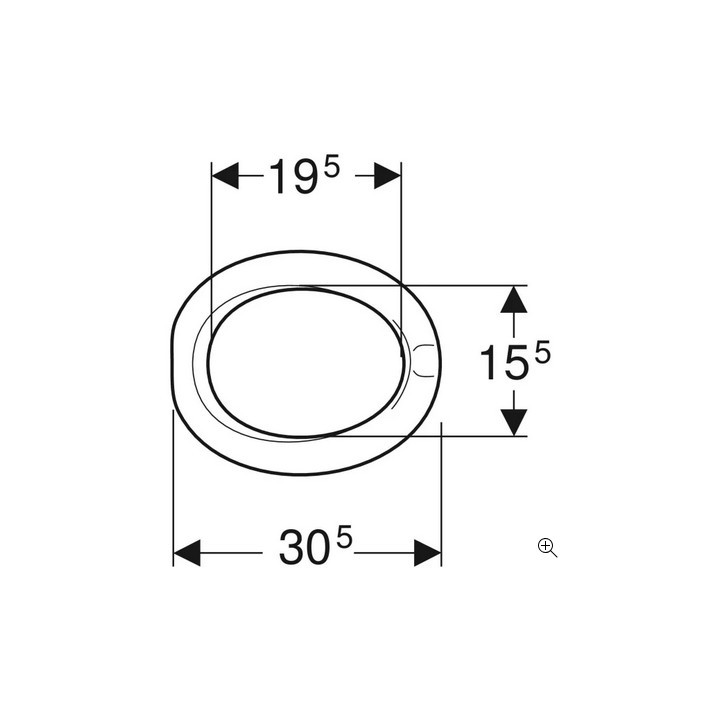 Deska sedesowa dla dzieci  Geberit Bambini, rubinowa