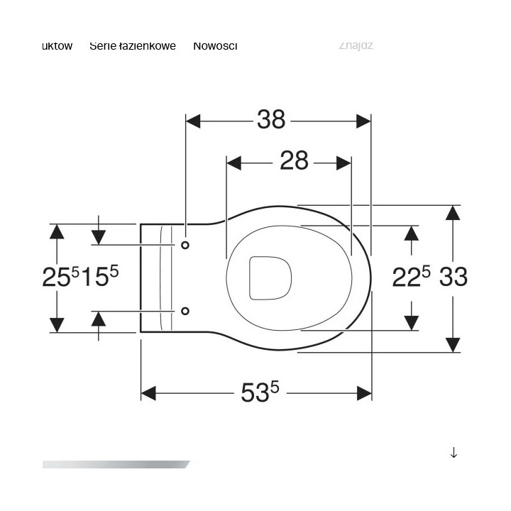 Nakładka sedesowa dla dzieci  Geberit Bambini, szara