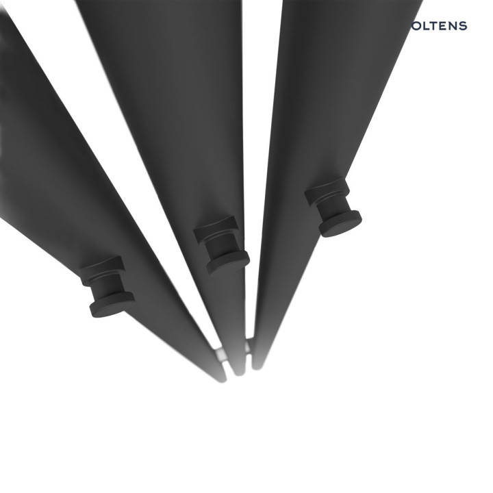 Grzejnik dekoracyjny Oltens Stang 180x20,5 cm - czarny mat